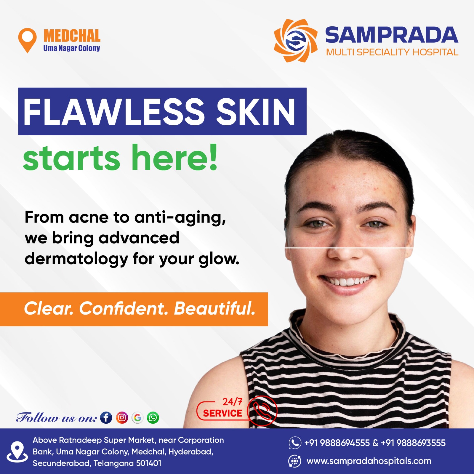 Best Dermatology Hospital in Medchal Hyderabad | Expert Skin Care